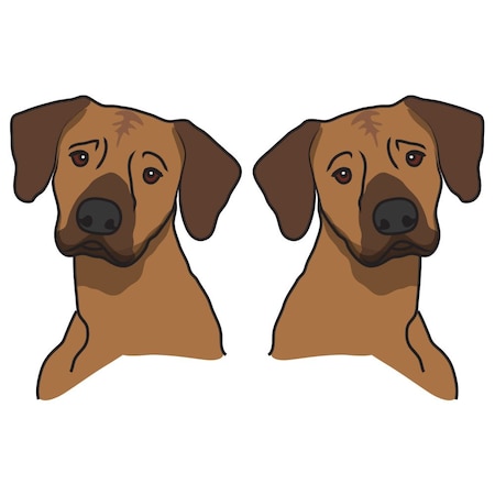 Signmission Rhodesian Ridgeback Dog Decal, Dog Lover Decor Vinyl Sticker D-18-Rhodesian Ridgeback